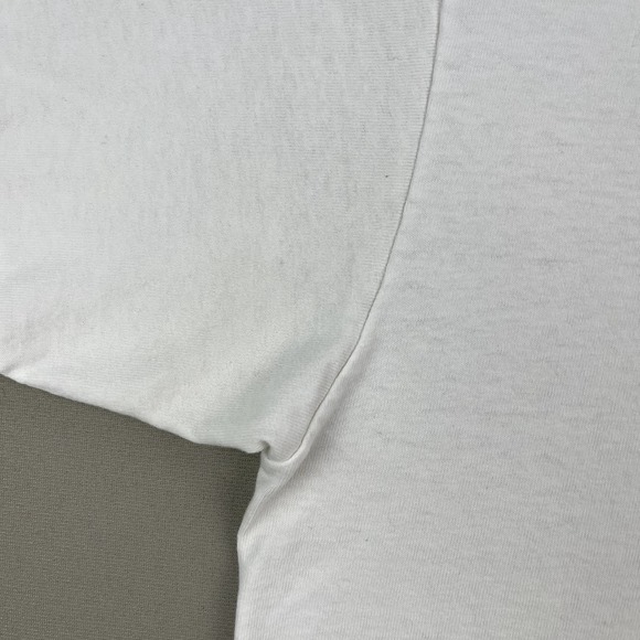 Vintage Stussy T-Shirt Adult Medium White Moonlighting Futura Plane Skydive y2k - Picture 9 of 13